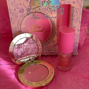 Too Faced Limited Edition Blush & Lip Gloss Set 🎀